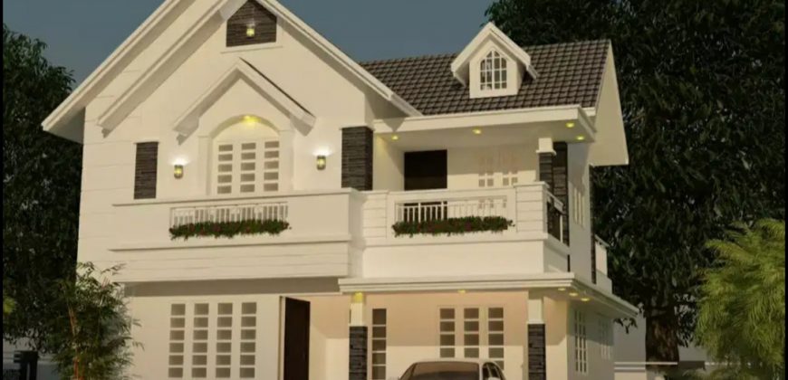 EUROPEAN STYLE NEW 3 BHK VILLA FOR SALE NEAR KAKKANAD